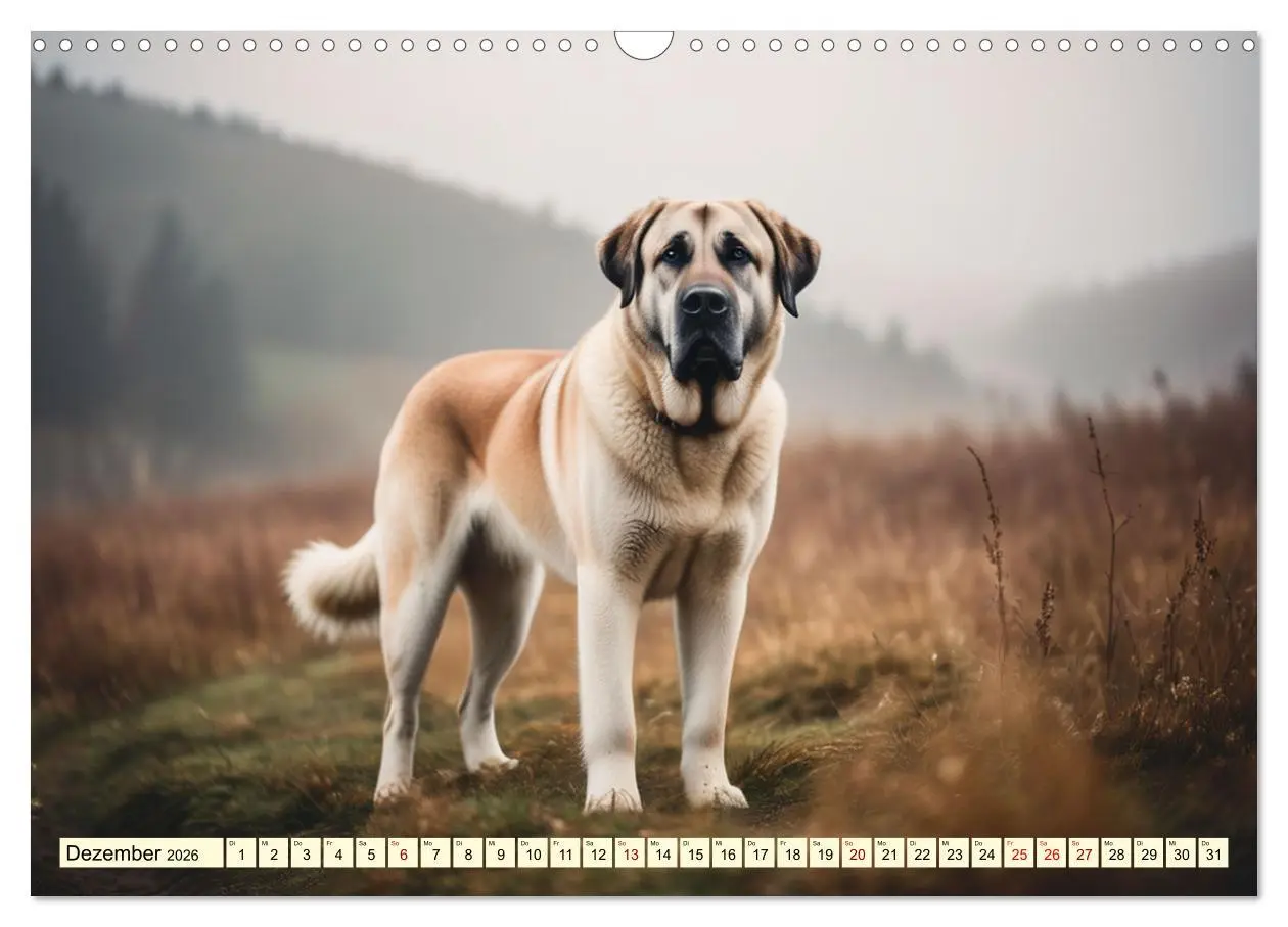 Bild: 9783457397596 | Kangal - der starke Herdenschutzhund (Wandkalender 2026 DIN A3...