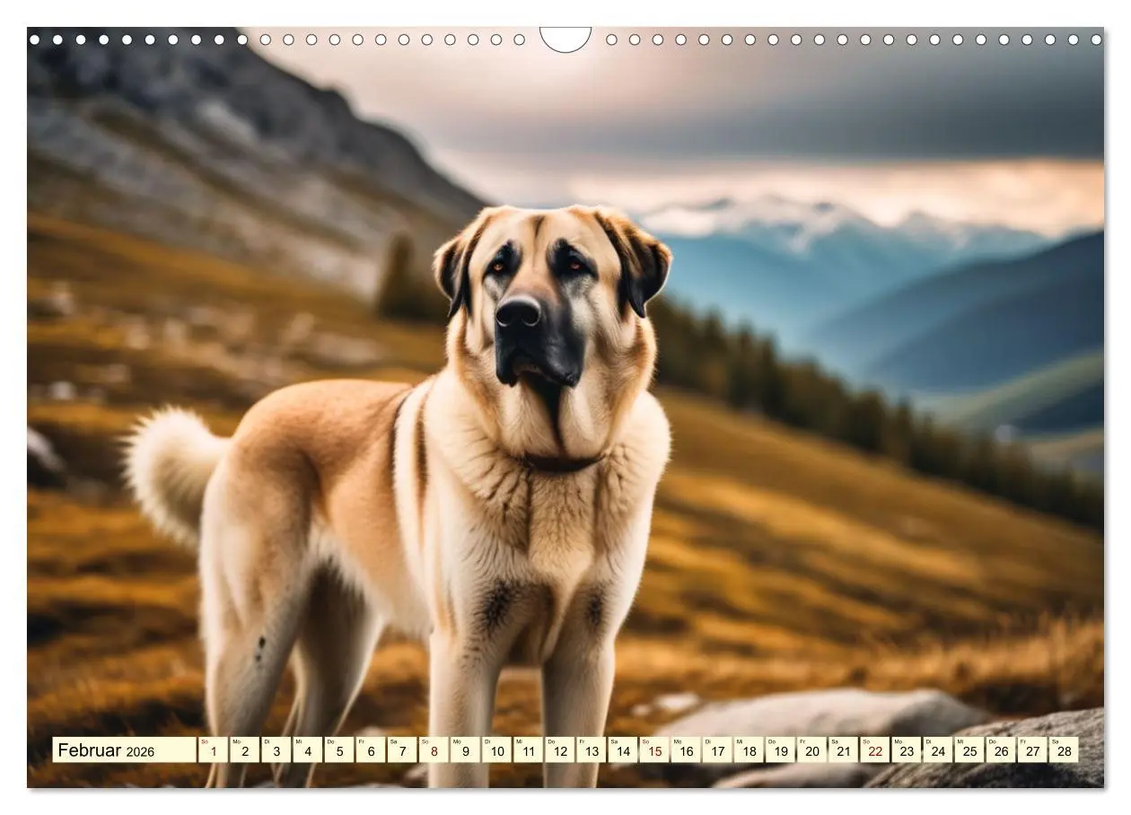 Bild: 9783457397596 | Kangal - der starke Herdenschutzhund (Wandkalender 2026 DIN A3...