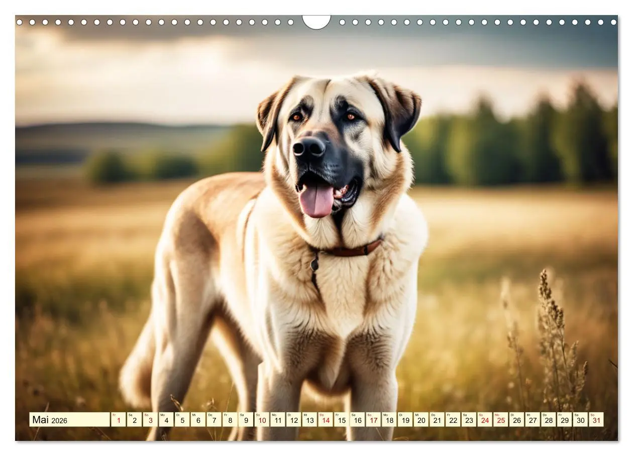 Bild: 9783457397596 | Kangal - der starke Herdenschutzhund (Wandkalender 2026 DIN A3...
