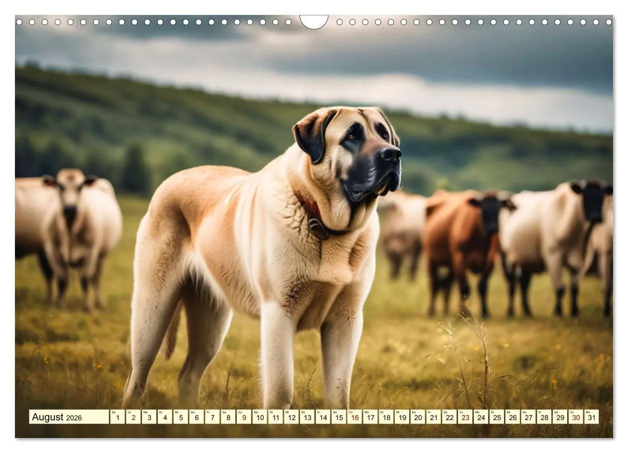 Bild: 9783457397596 | Kangal - der starke Herdenschutzhund (Wandkalender 2026 DIN A3...