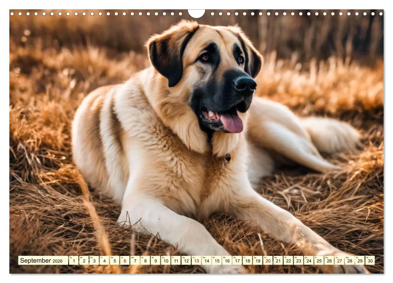 Bild: 9783457397596 | Kangal - der starke Herdenschutzhund (Wandkalender 2026 DIN A3...