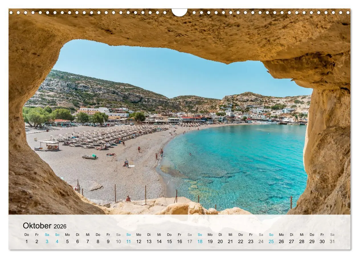 Bild: 9783457607596 | Kreta - Die Highlights der Insel (Wandkalender 2026 DIN A3 quer),...