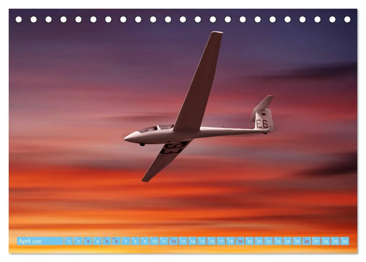 Bild: 9783457777596 | Segelflug - Den Traum vom Fliegen erfüllen (Tischkalender 2026 DIN...