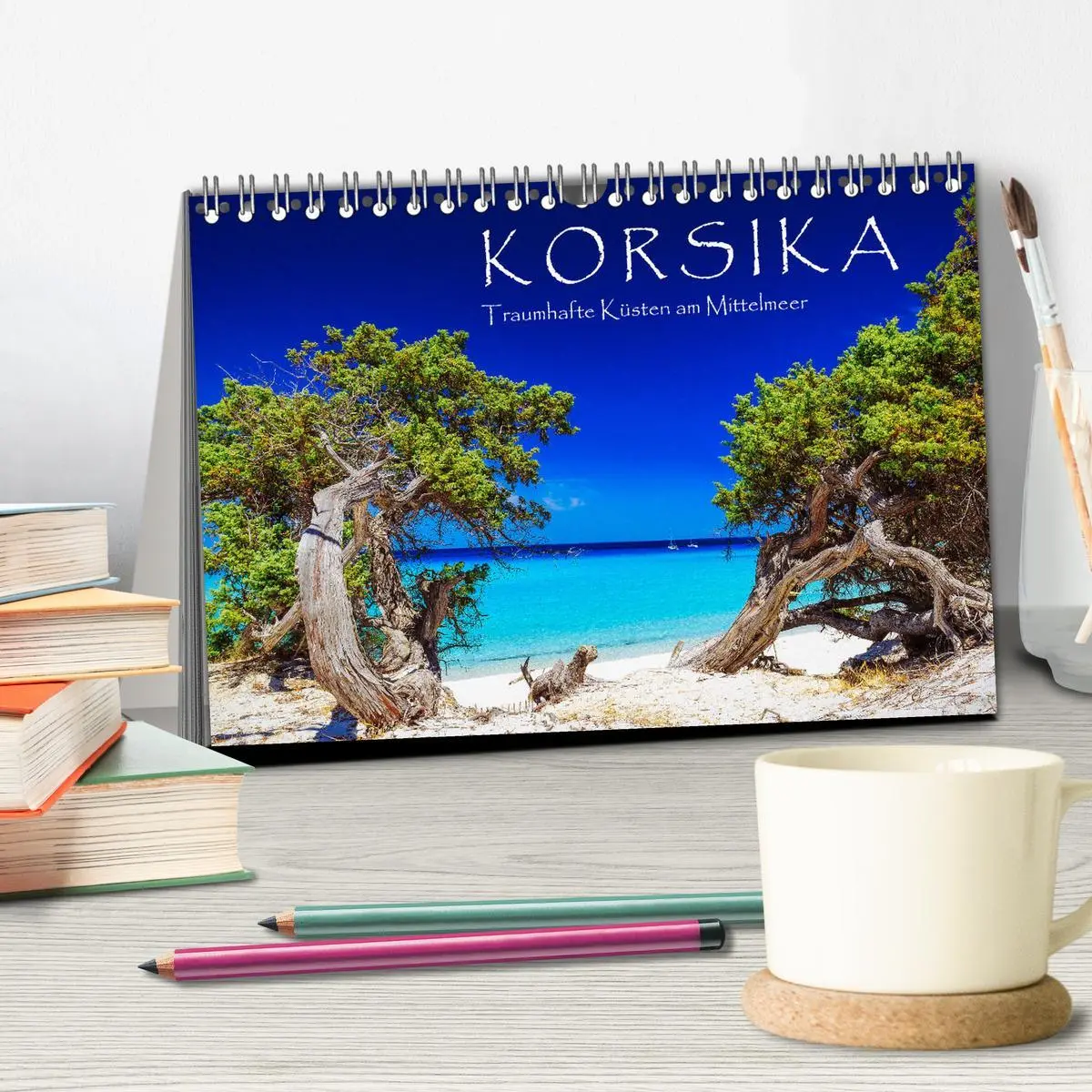 Bild: 9783457847596 | Korsika - Traumhafte Küsten am Mittelmeer (Tischkalender 2026 DIN...