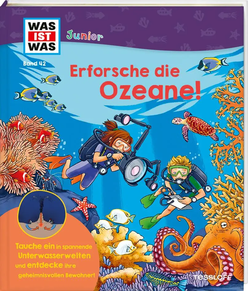 Cover: 9783788677596 | WAS IST WAS Junior Band 42 Erforsche die Ozeane! | Benjamin Schreuder