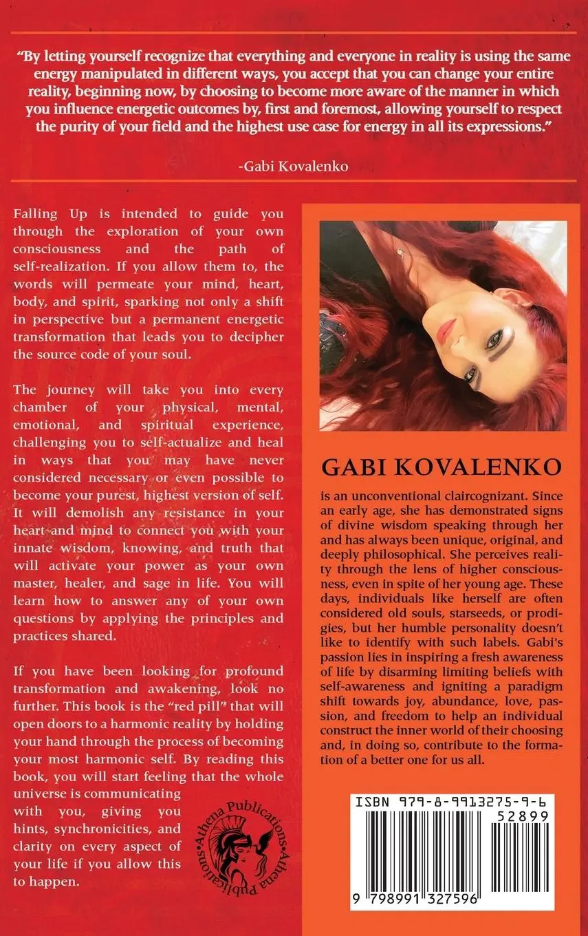 Rückseite: 9798991327596 | Falling Up | A Path to Self-Realization | Gabi Kovalenko | Buch | 2024
