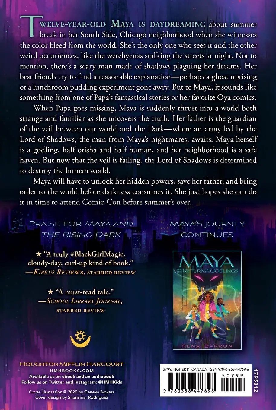 Rückseite: 9780358447696 | Maya and the Rising Dark | Rena Barron | Taschenbuch | Englisch | 2021