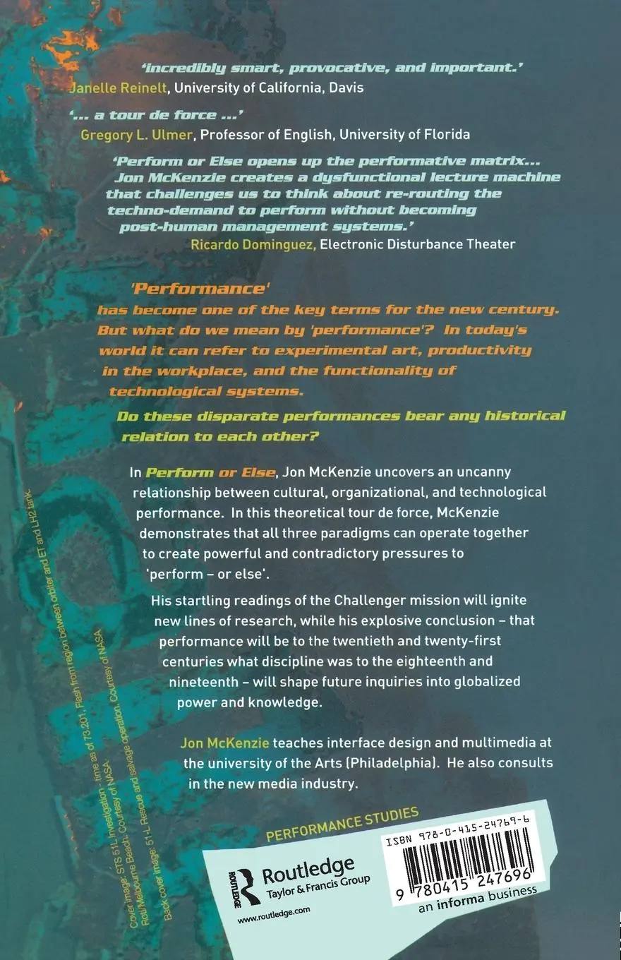Rückseite: 9780415247696 | Perform or Else | From Discipline to Performance | Jon McKenzie | Buch