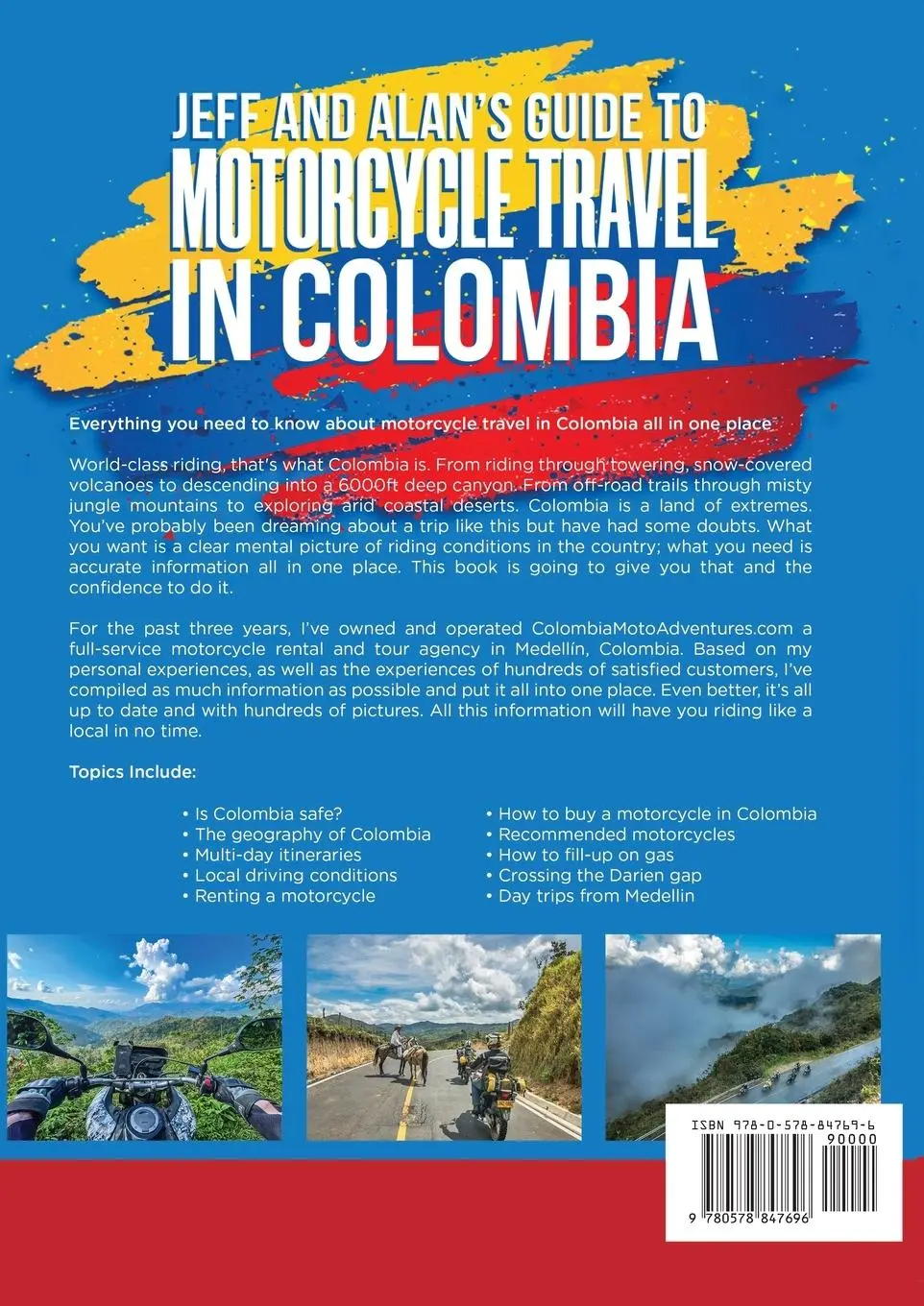 Rückseite: 9780578847696 | Jeff and Alan's Guide To Motorcycle Travel In Colombia | Taschenbuch