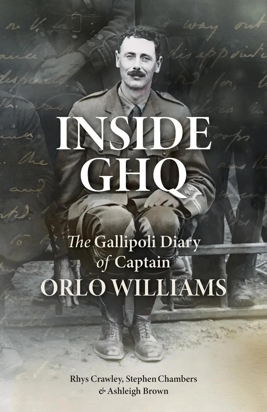 Cover: 9780645927696 | Inside GHQ | The Gallipoli Diary of Captain Orlo Williams | Williams