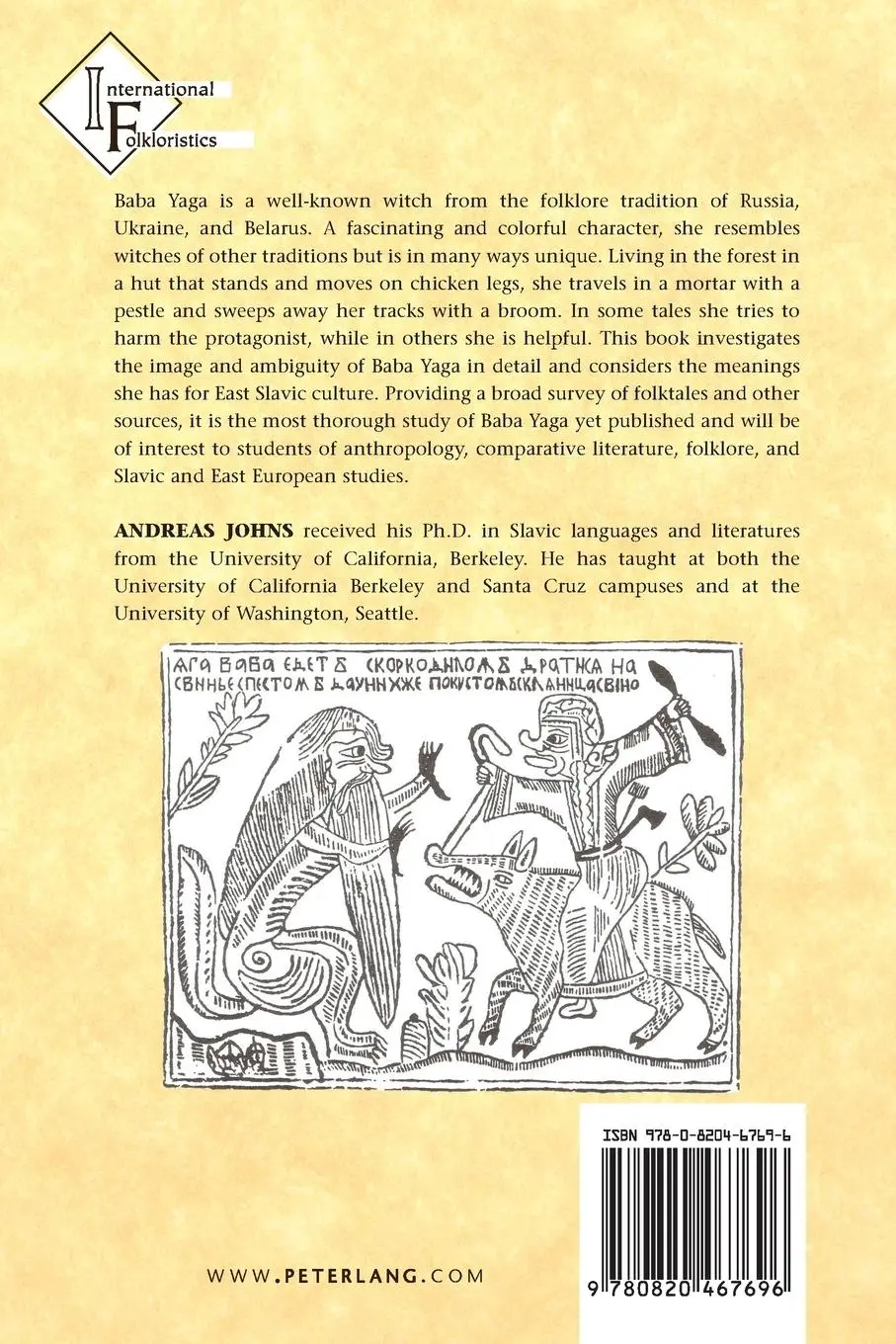 Rückseite: 9780820467696 | Baba Yaga | The Ambiguous Mother and Witch of the Russian Folktale