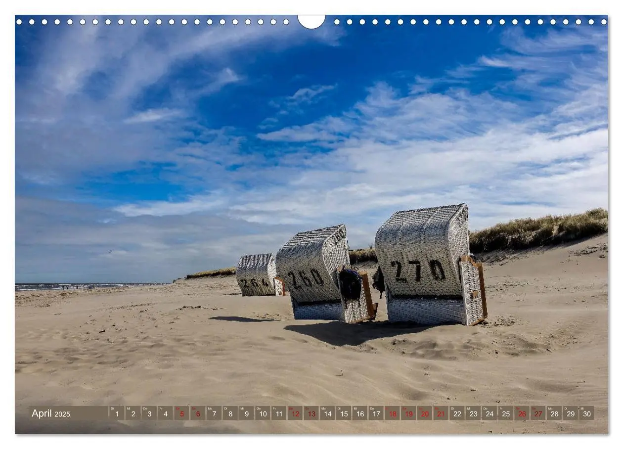Bild: 9783435367696 | Einzigartiges Spiekeroog (Wandkalender 2025 DIN A3 quer), CALVENDO...