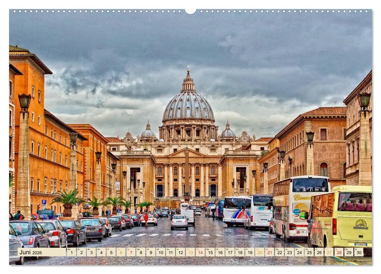 Bild: 9783516237696 | Reise durch Italien Vatikan (hochwertiger Premium Wandkalender 2026...