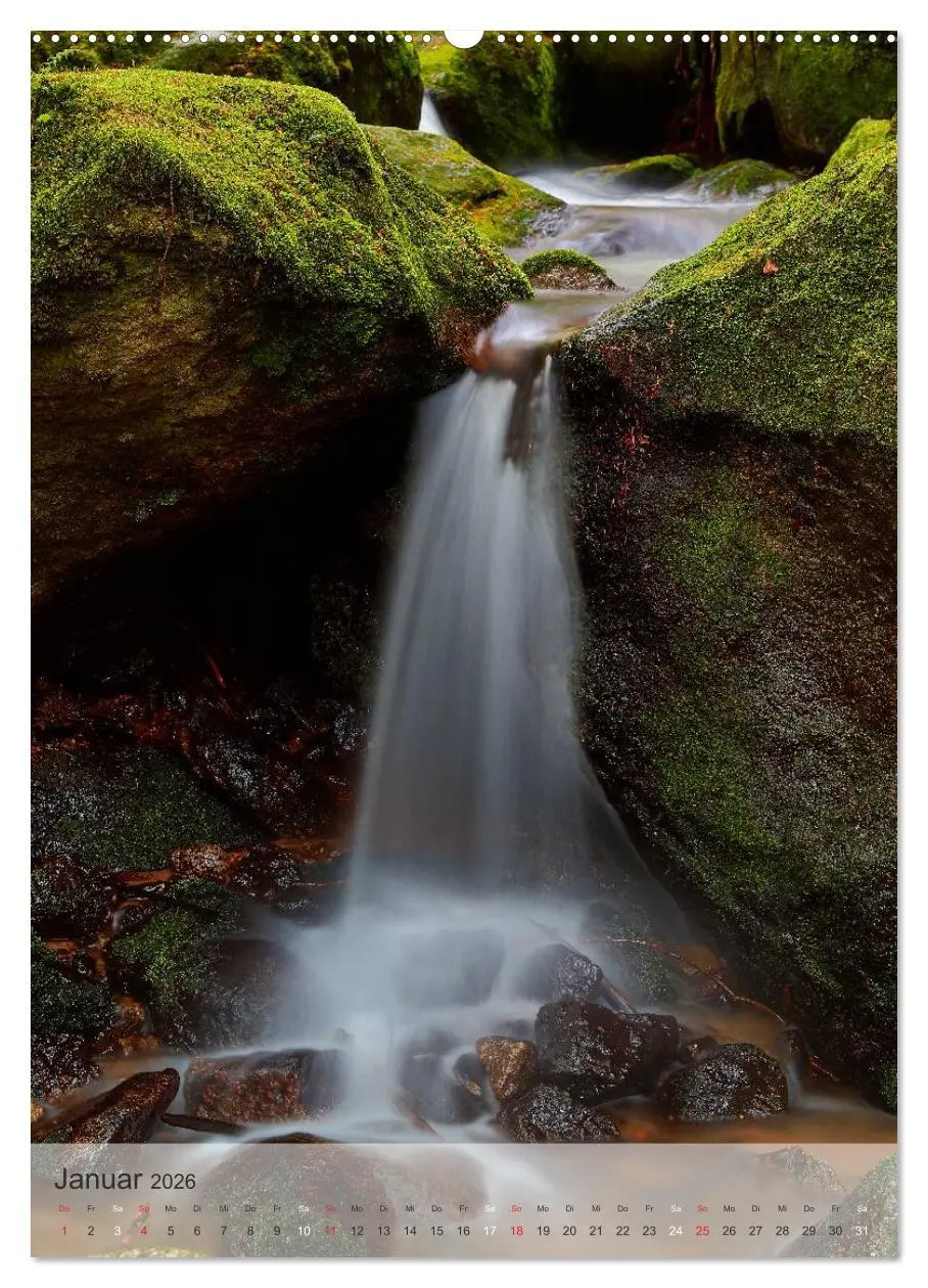 Bild: 9783516477696 | Alles im Fluss - Schwarzwaldwasser (Wandkalender 2026 DIN A2 hoch),...