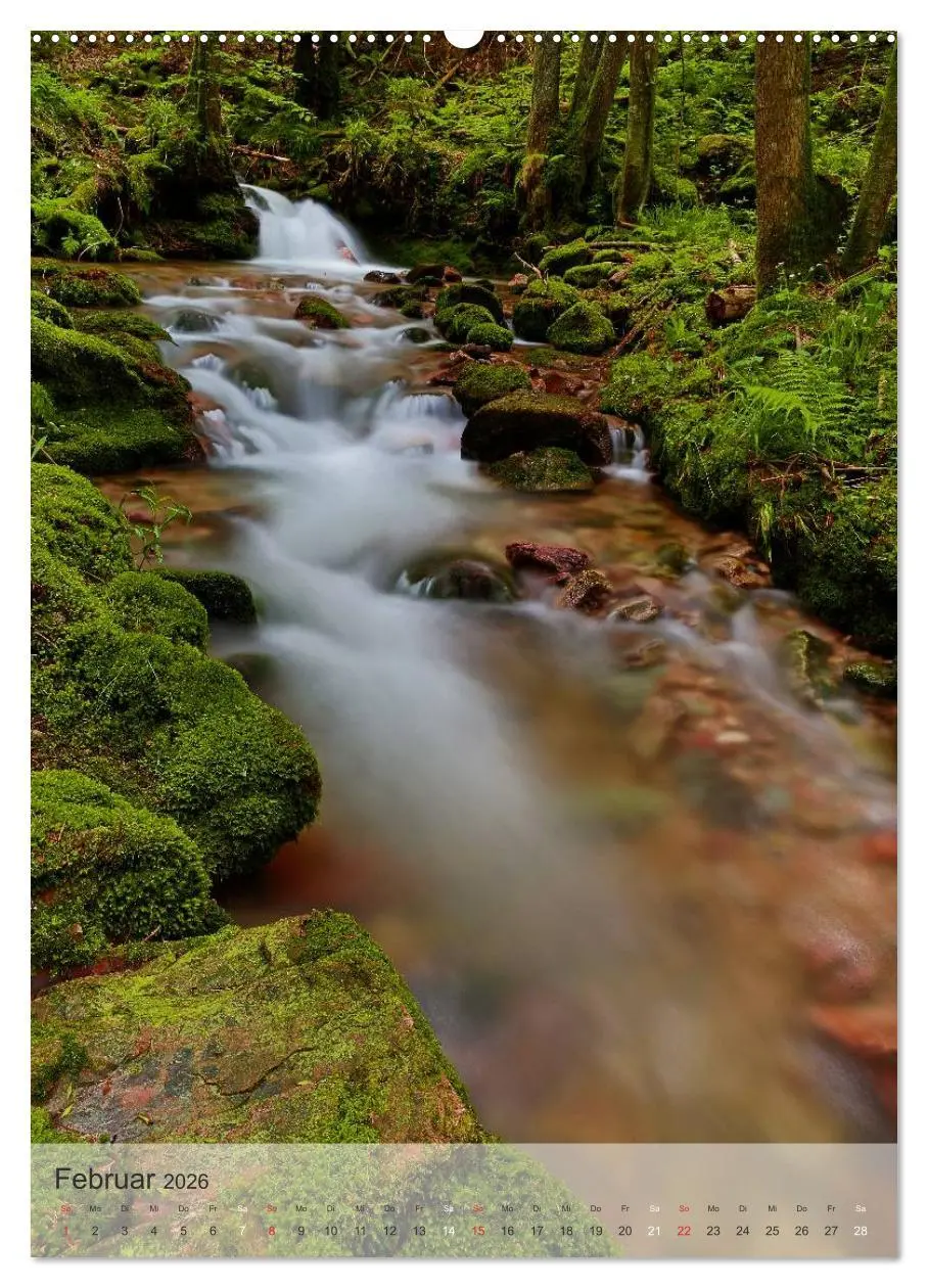 Bild: 9783516477696 | Alles im Fluss - Schwarzwaldwasser (Wandkalender 2026 DIN A2 hoch),...