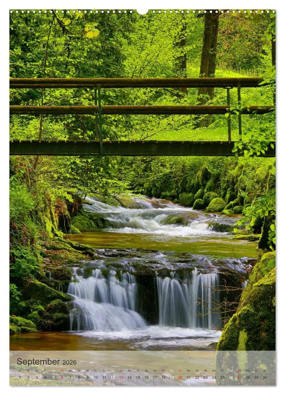 Bild: 9783516477696 | Alles im Fluss - Schwarzwaldwasser (Wandkalender 2026 DIN A2 hoch),...