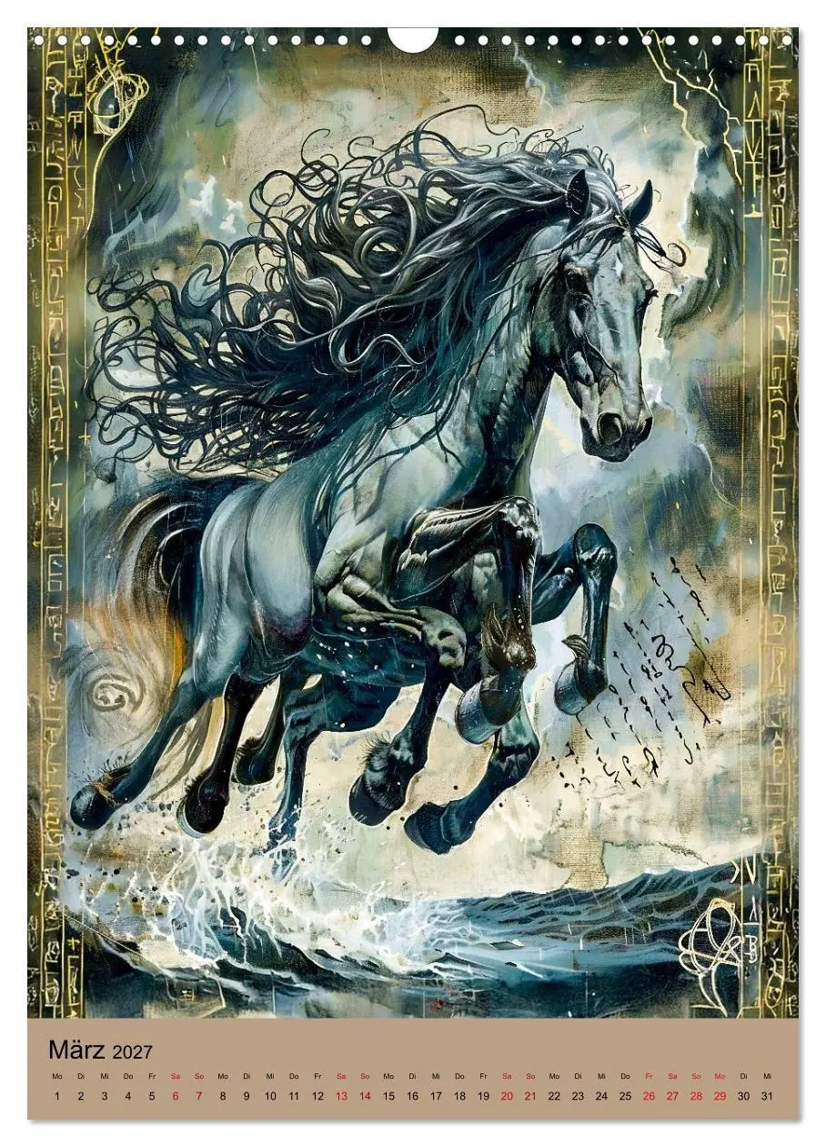 Bild: 9783516927696 | Wikinger - Mythologie - Götter, Runen und Legenden (Wandkalender...