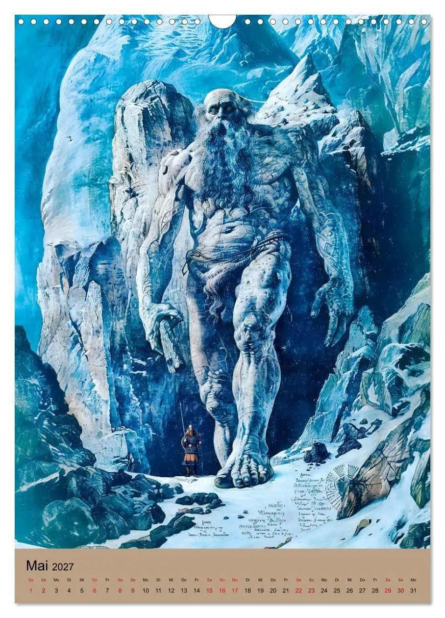 Bild: 9783516927696 | Wikinger - Mythologie - Götter, Runen und Legenden (Wandkalender...