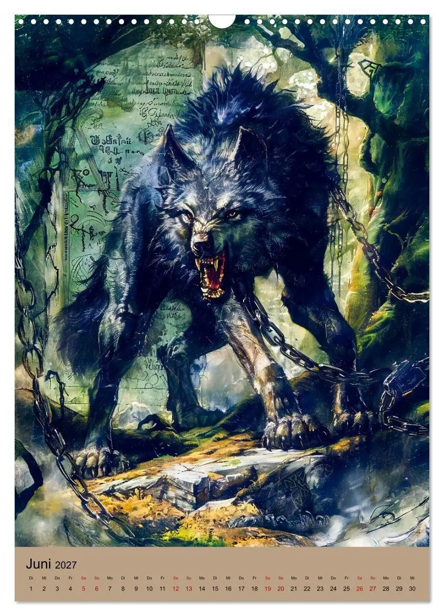 Bild: 9783516927696 | Wikinger - Mythologie - Götter, Runen und Legenden (Wandkalender...