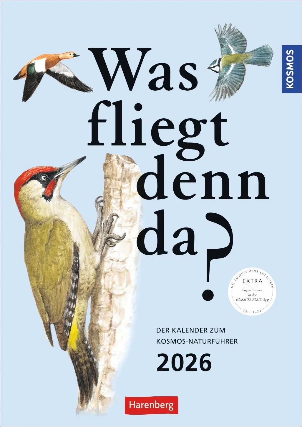 Cover: 9783840037696 | KOSMOS Was fliegt denn da? Wochenplaner 2026 - Der Kalender zum...
