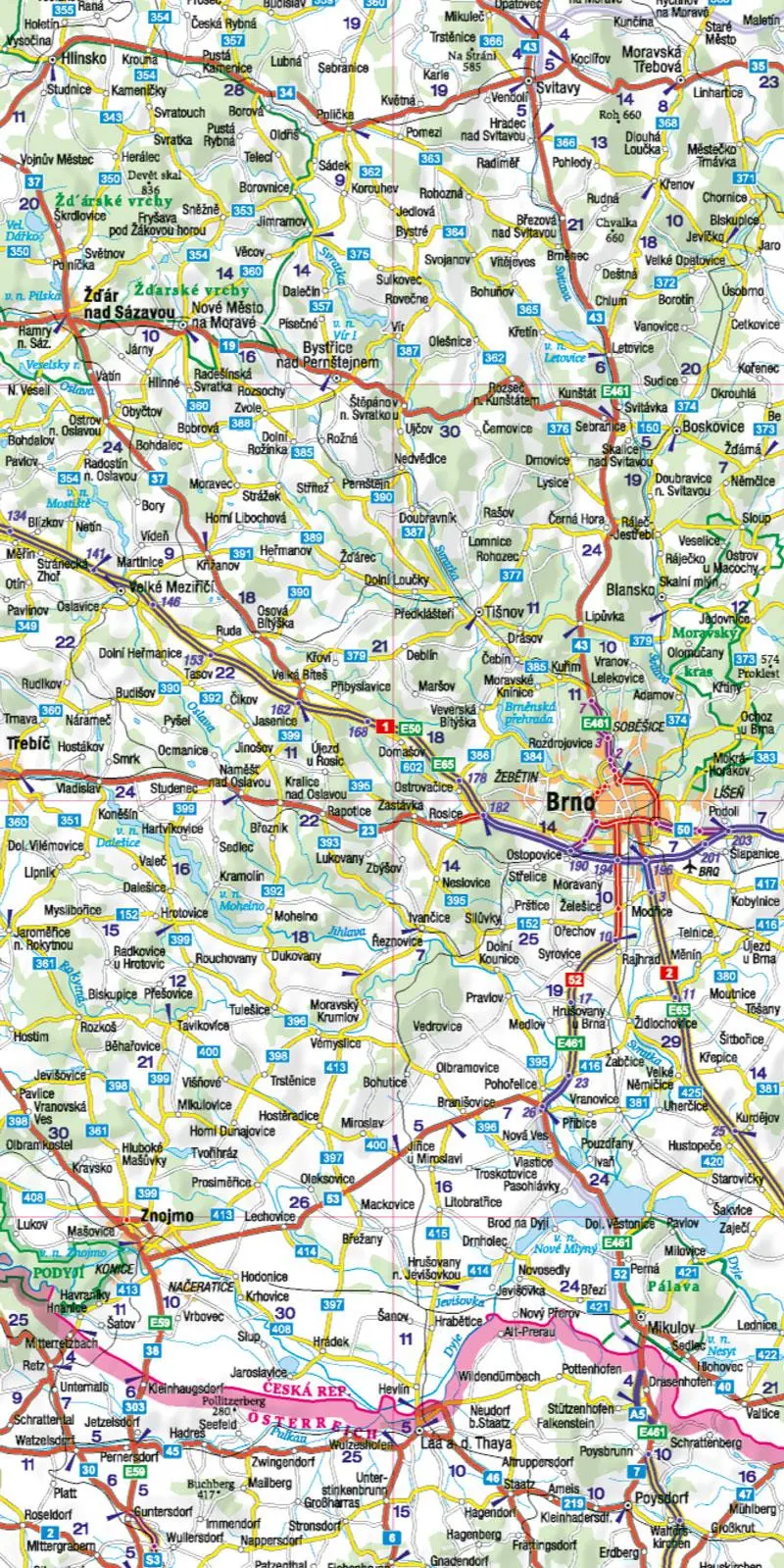 Bild: 9783939997696 | MoTourMaps Tschechien &amp; Slowakei Auto- und Motorradkarte 1:600.000