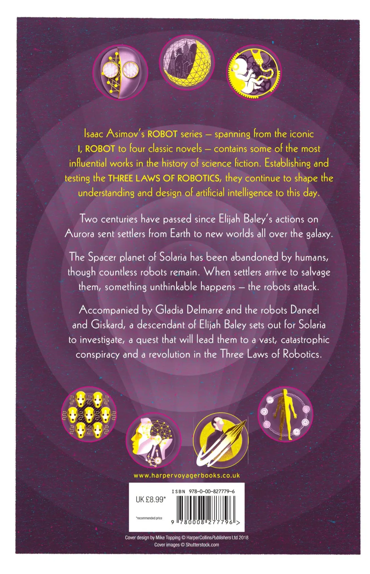 Rückseite: 9780008277796 | Robots and Empire | Isaac Asimov | Taschenbuch | Englisch | 2018