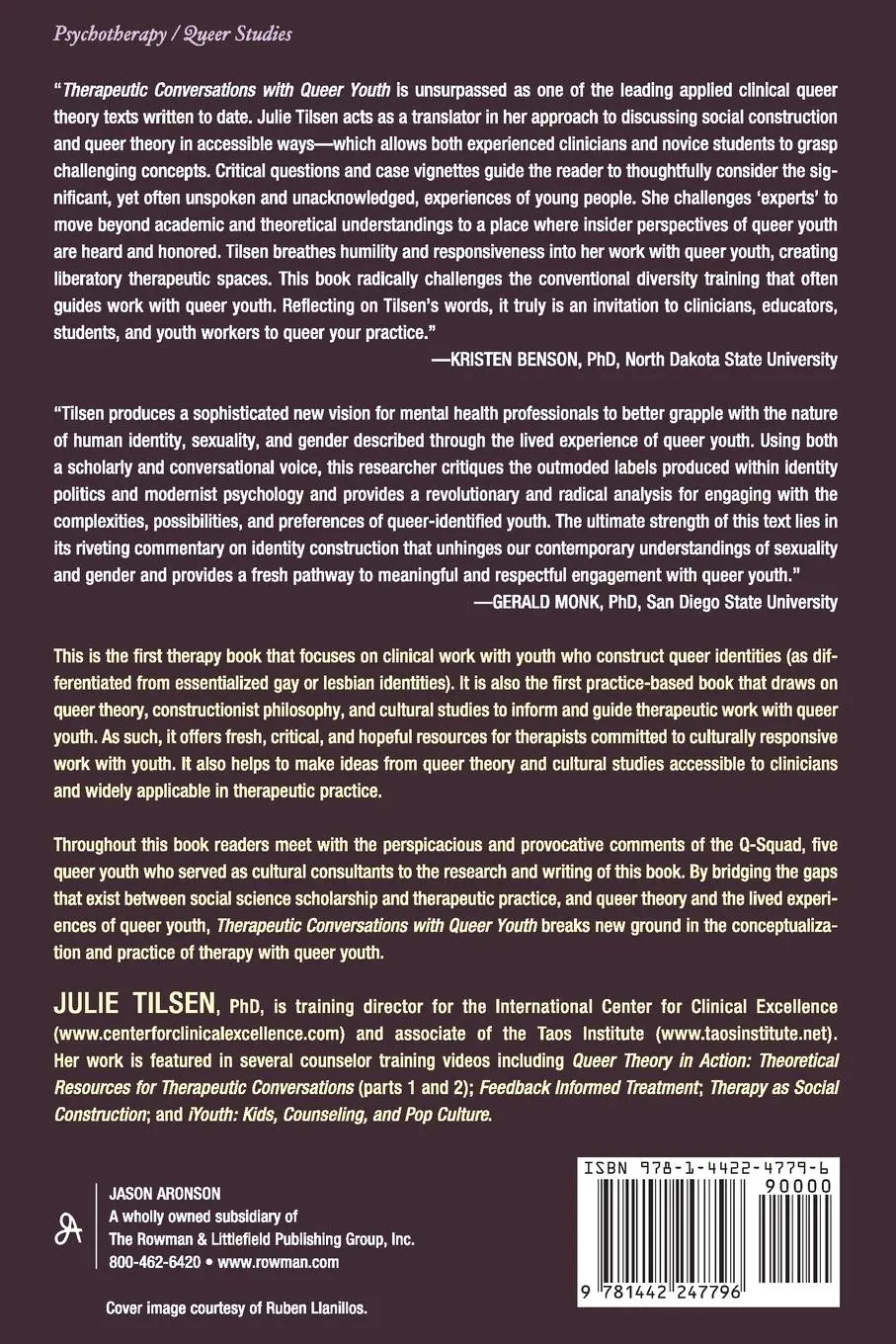Rückseite: 9781442247796 | Therapeutic Conversations with Queer Youth | Julie Tilsen | Buch
