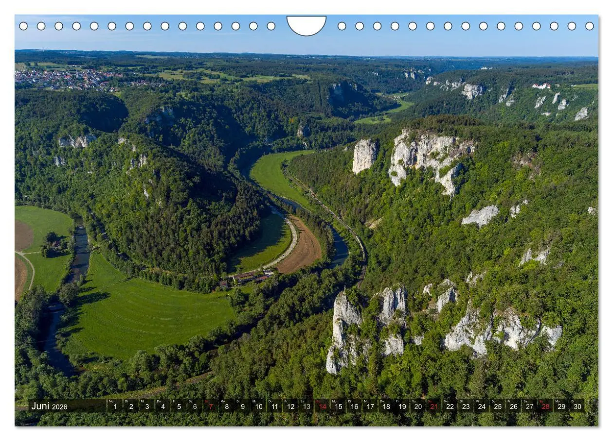 Bild: 9783457757796 | Mein Donautal aus der Luft (Wandkalender 2026 DIN A4 quer),...