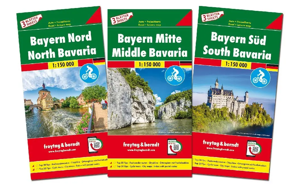 Cover: 9783707917796 | Bayern, Autokarten Set 1:150.000 | Freytag-Berndt und Artaria KG