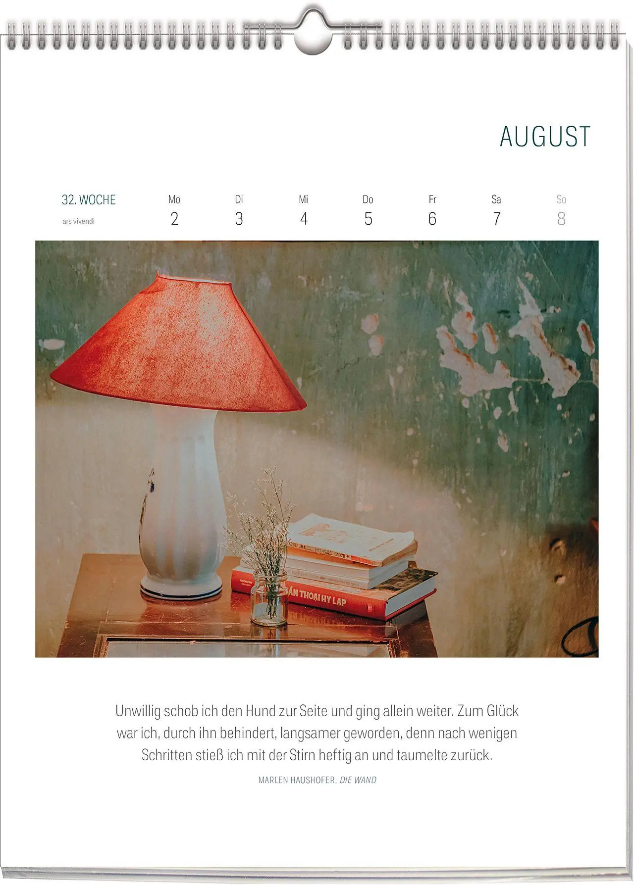 Bild: 9783747207796 | ars vivendi Literatur Kalender 2027 | Wochenkalender | Vivendi Ars
