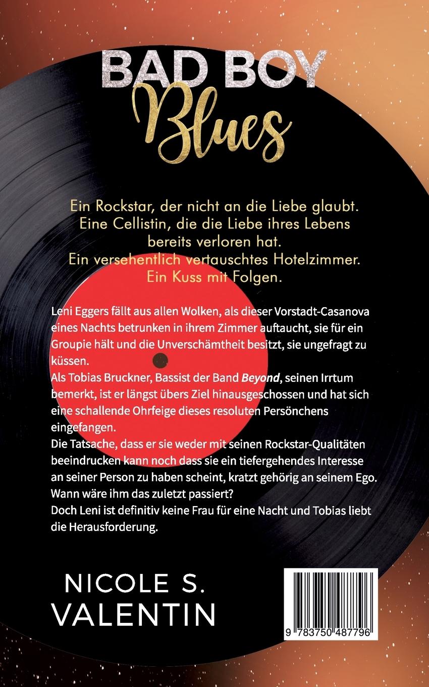 Rückseite: 9783750487796 | Bad Boy Blues | Nicole S. Valentin | Taschenbuch | 316 S. | Deutsch
