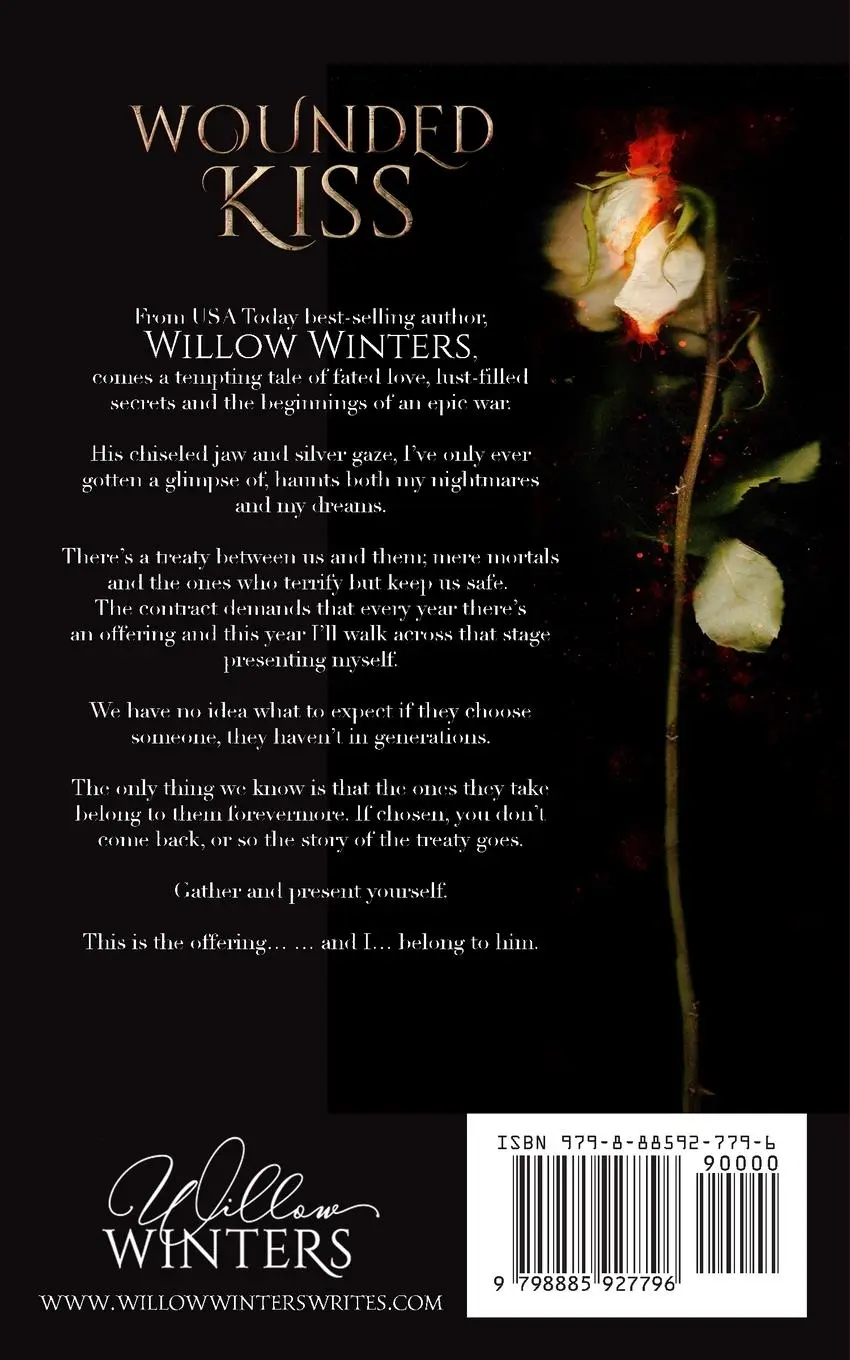 Rückseite: 9798885927796 | Wounded Kiss | Willow Winters | Taschenbuch | To Be Claimed | Englisch