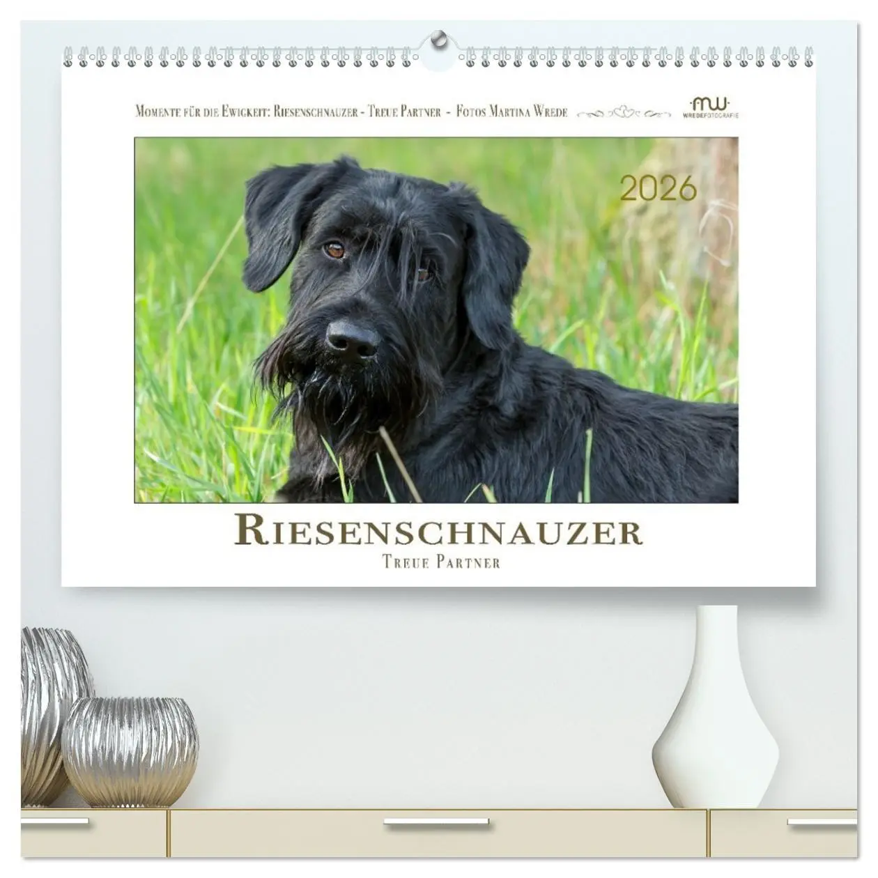 Cover: 9783457297896 | Riesenschnauzer - Treue Partner (hochwertiger Premium Wandkalender...