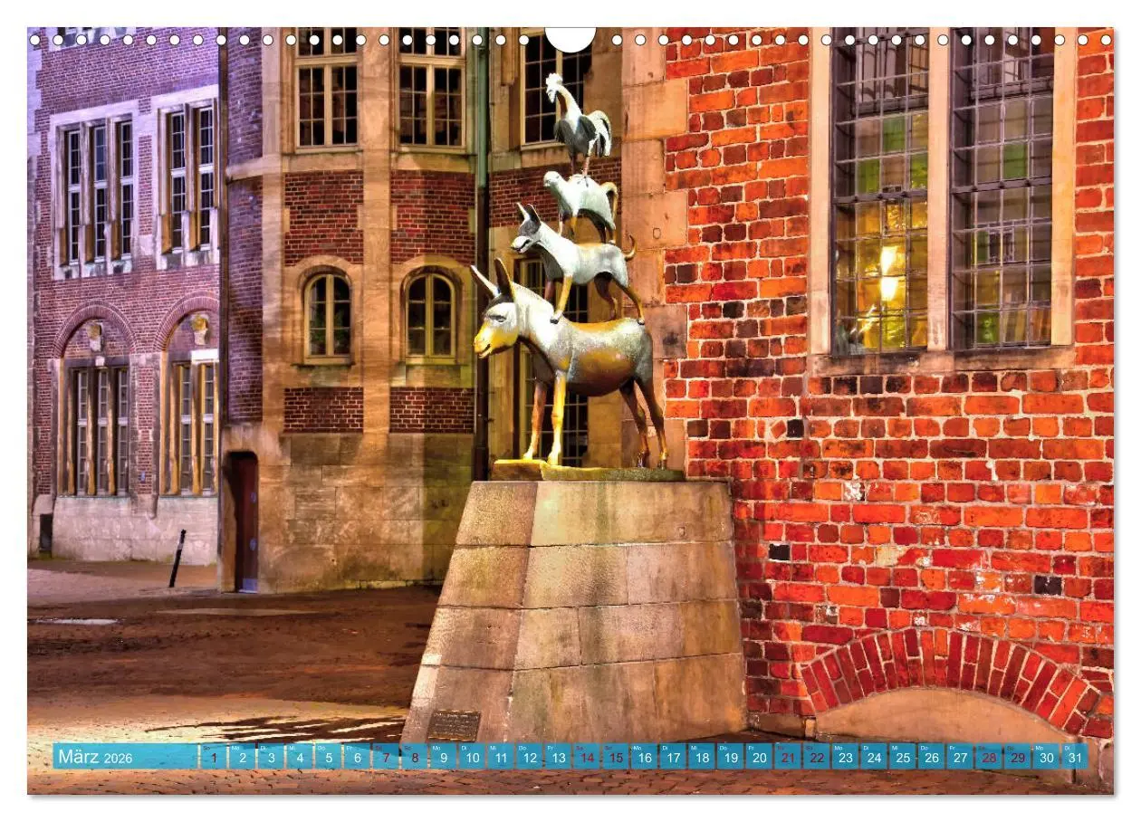 Bild: 9783457817896 | Kalender Hansestadt Bremen a. d. Weser, 2026 (Wandkalender 2026 DIN...