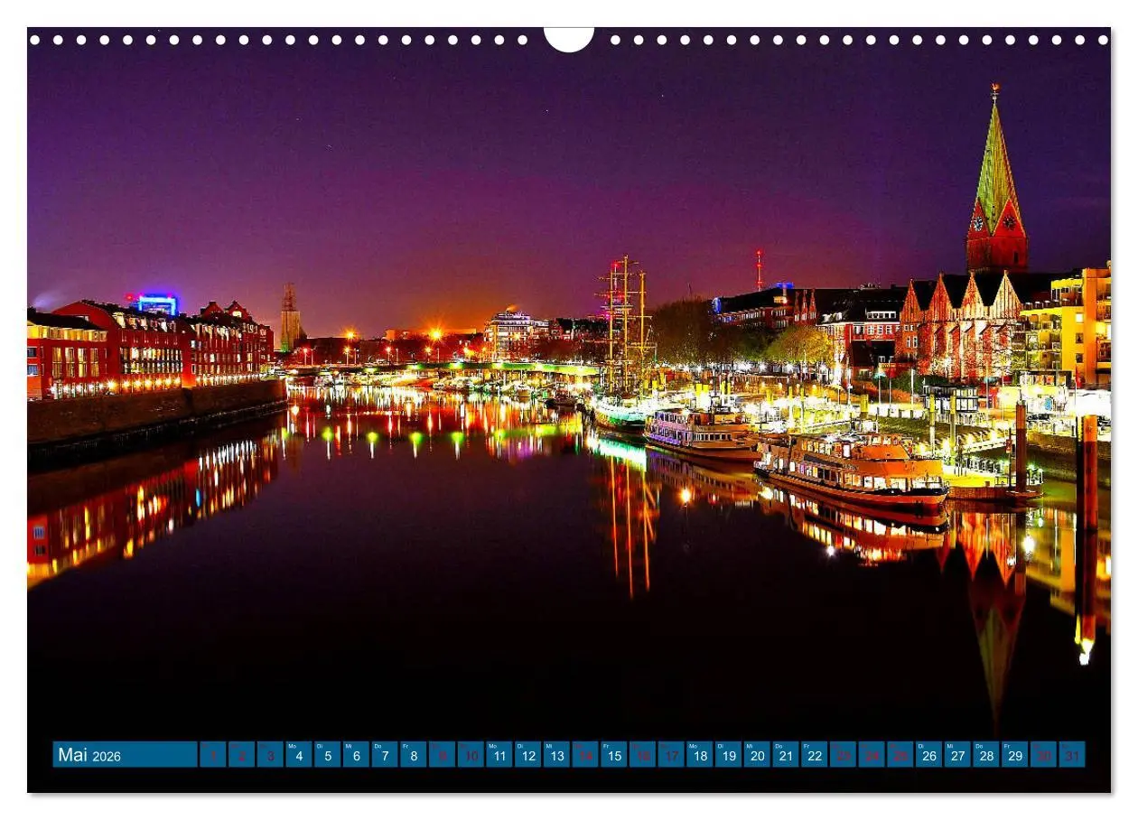 Bild: 9783457817896 | Kalender Hansestadt Bremen a. d. Weser, 2026 (Wandkalender 2026 DIN...