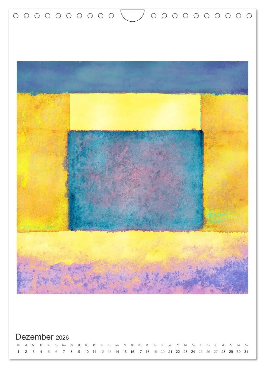 Bild: 9783516387896 | Ein leuchtendes Jahr: Abstrakte Kunst von Inga Pint (Wandkalender...
