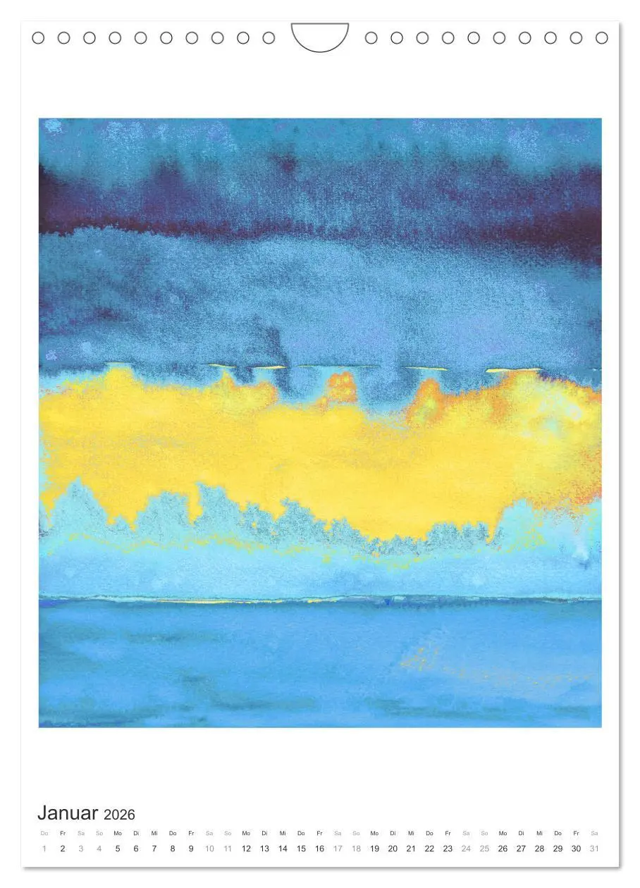 Bild: 9783516387896 | Ein leuchtendes Jahr: Abstrakte Kunst von Inga Pint (Wandkalender...