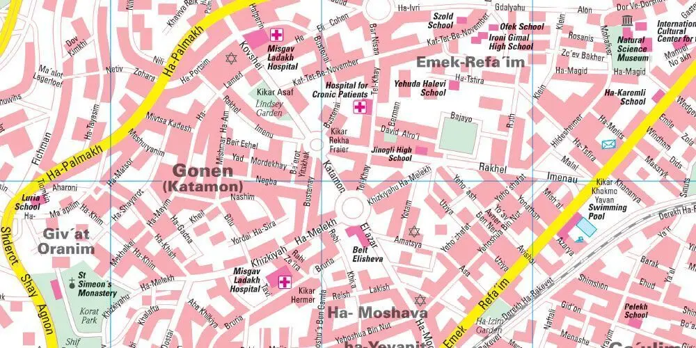 Bild: 9783707907896 | freytag &amp; berndt Stadtplan Jerusalem 1:10.000 | (Land-)Karte | Deutsch