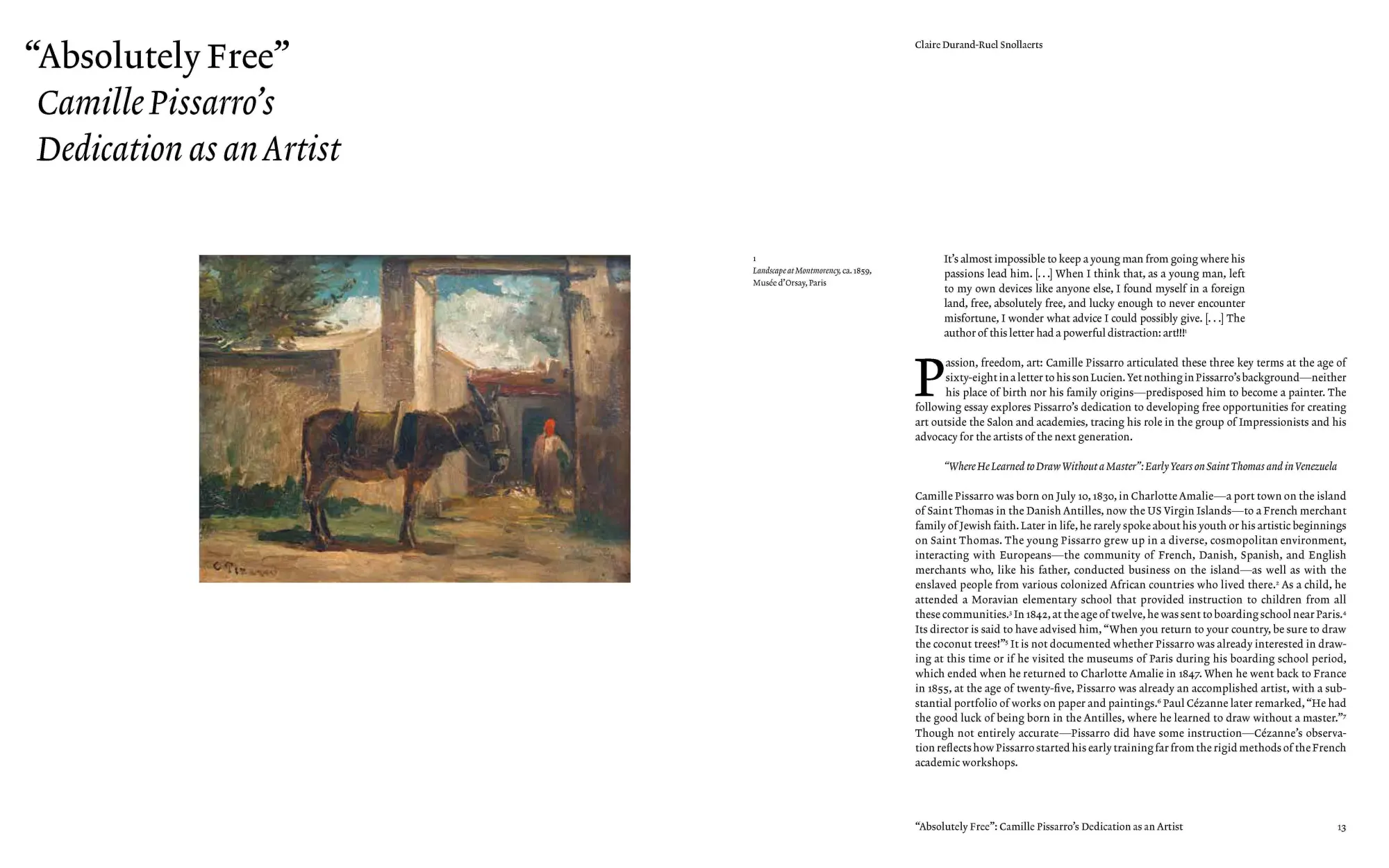 Bild: 9783791377896 | The Honest Eye: Camille Pissarro's Impressionism | Daneo (u. a.)