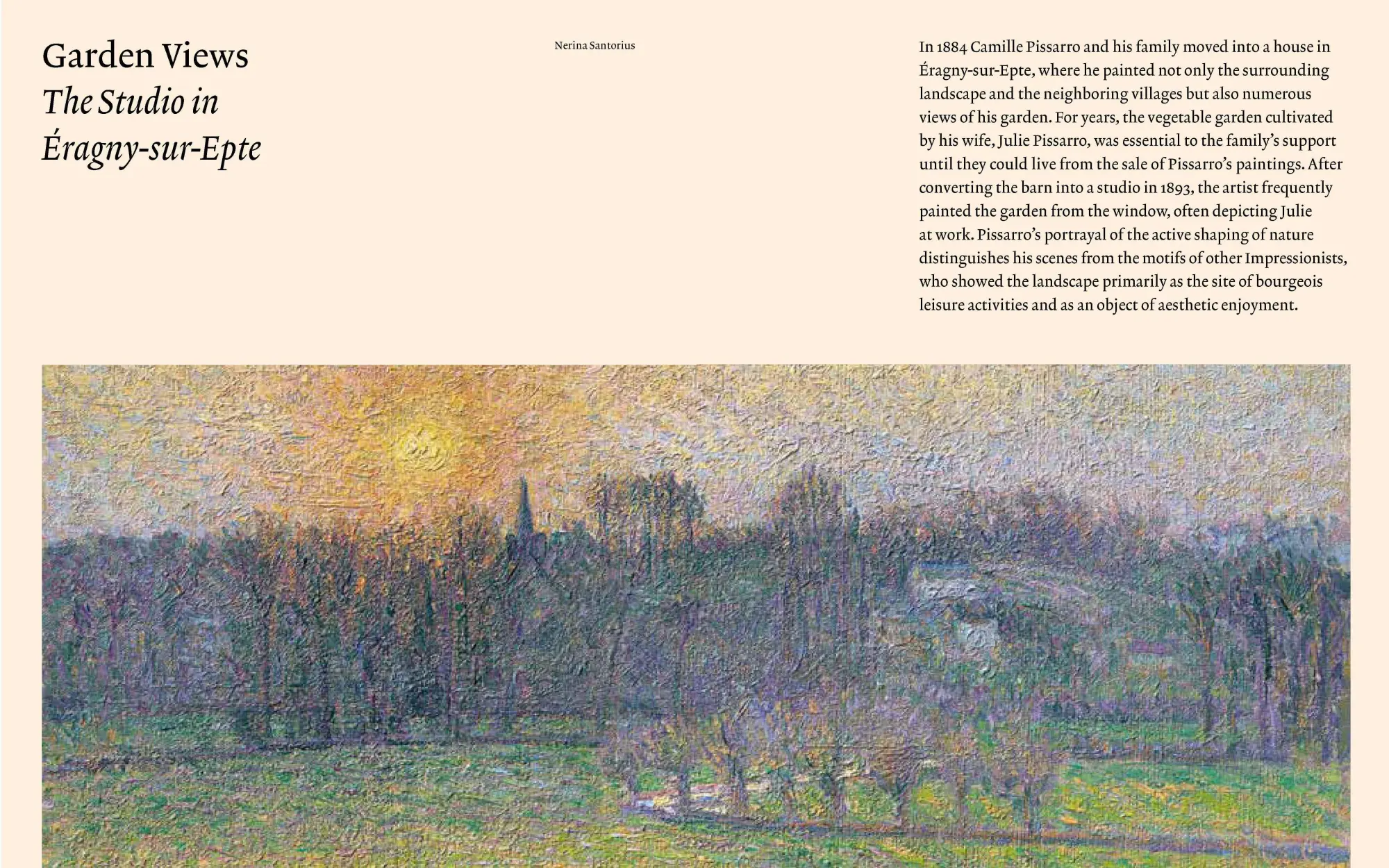 Bild: 9783791377896 | The Honest Eye: Camille Pissarro's Impressionism | Daneo (u. a.)