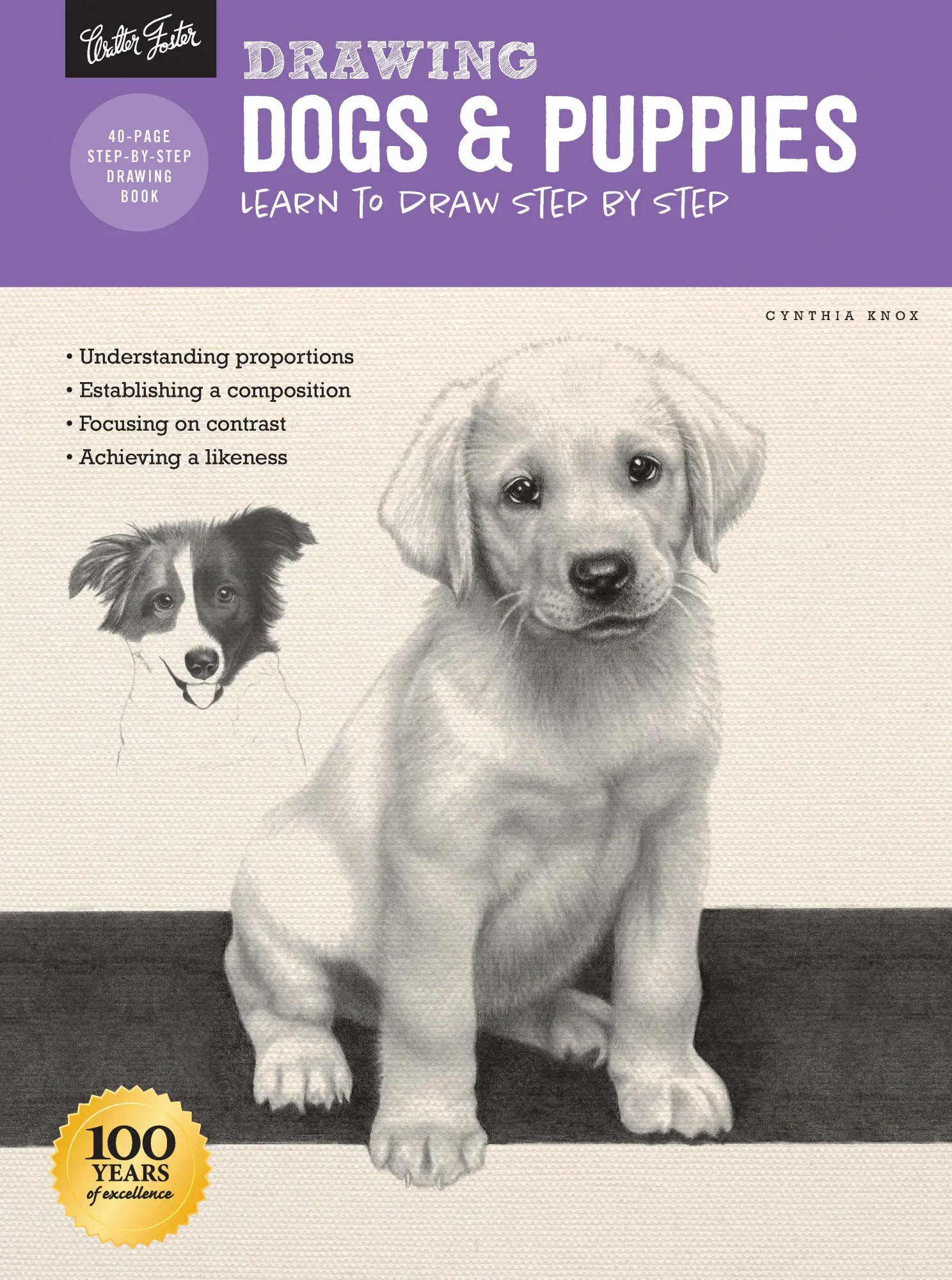 Cover: 9781633227996 | Drawing: Dogs &amp; Puppies | Learn to Draw Step by Step | Cynthia Knox