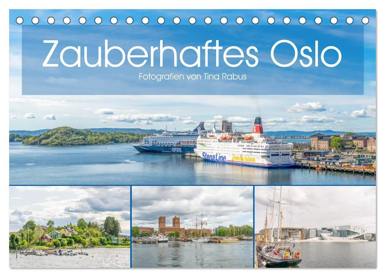 Cover: 9783457807996 | Zauberhaftes Oslo (Tischkalender 2026 DIN A5 quer), CALVENDO...