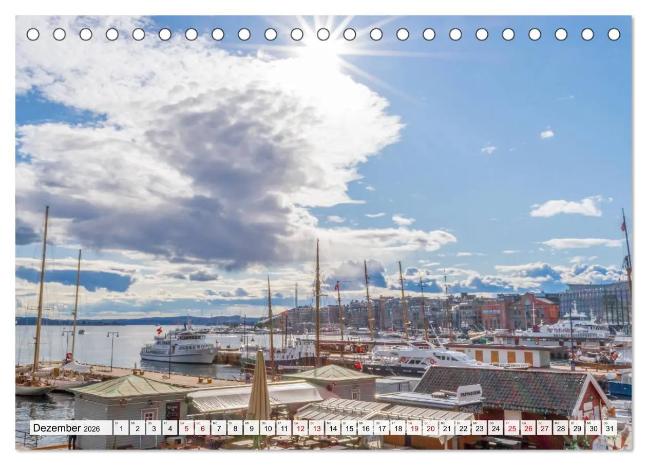 Bild: 9783457807996 | Zauberhaftes Oslo (Tischkalender 2026 DIN A5 quer), CALVENDO...