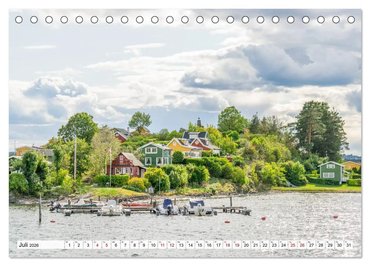 Bild: 9783457807996 | Zauberhaftes Oslo (Tischkalender 2026 DIN A5 quer), CALVENDO...