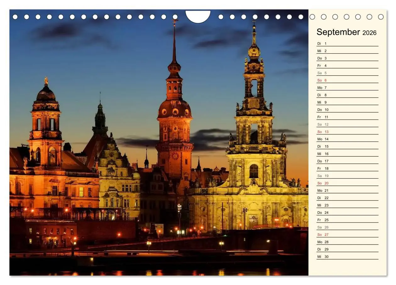 Bild: 9783457977996 | Dresden - Wunderschönes Elbflorenz (Wandkalender 2026 DIN A4 quer),...