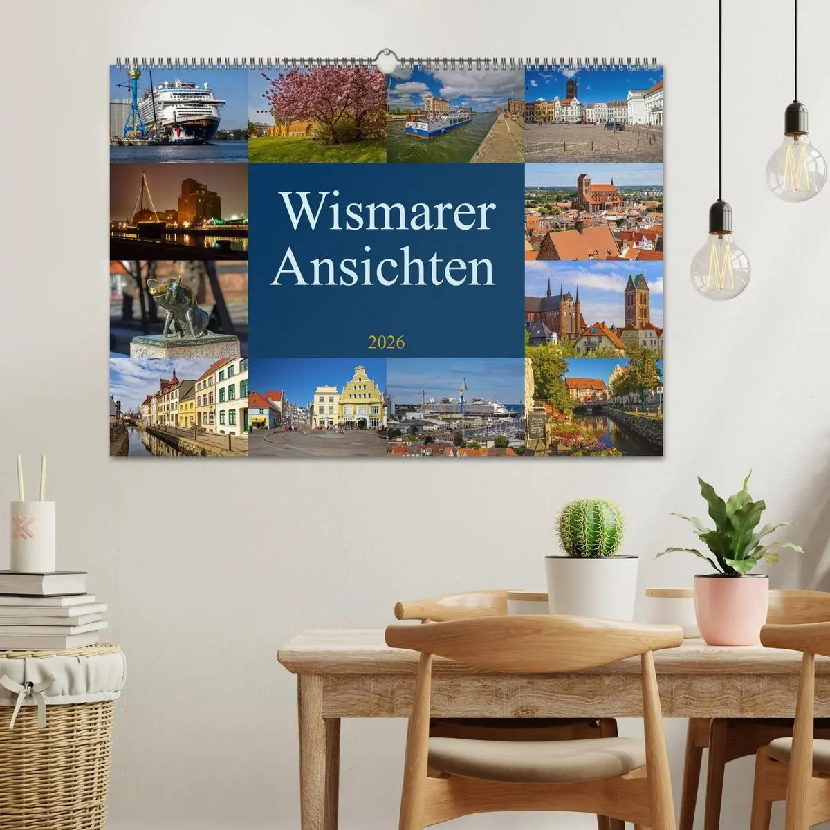 Bild: 9783516067996 | Wismarer Ansichten 2026 (Wandkalender 2026 DIN A2 quer), CALVENDO...