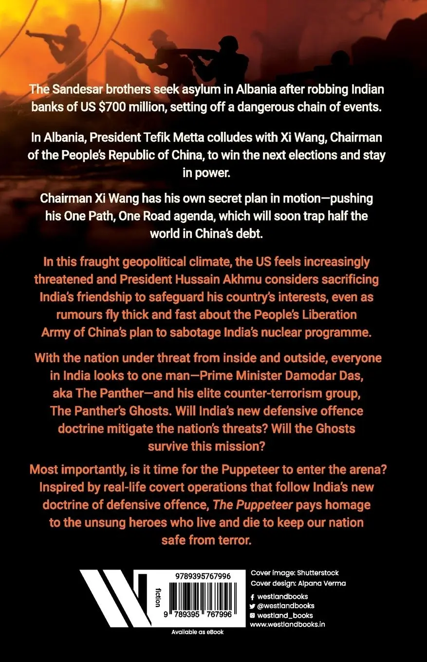 Rückseite: 9789395767996 | The Puppeteer - The Panther's Ghosts Series | Ajit Menon (u. a.)