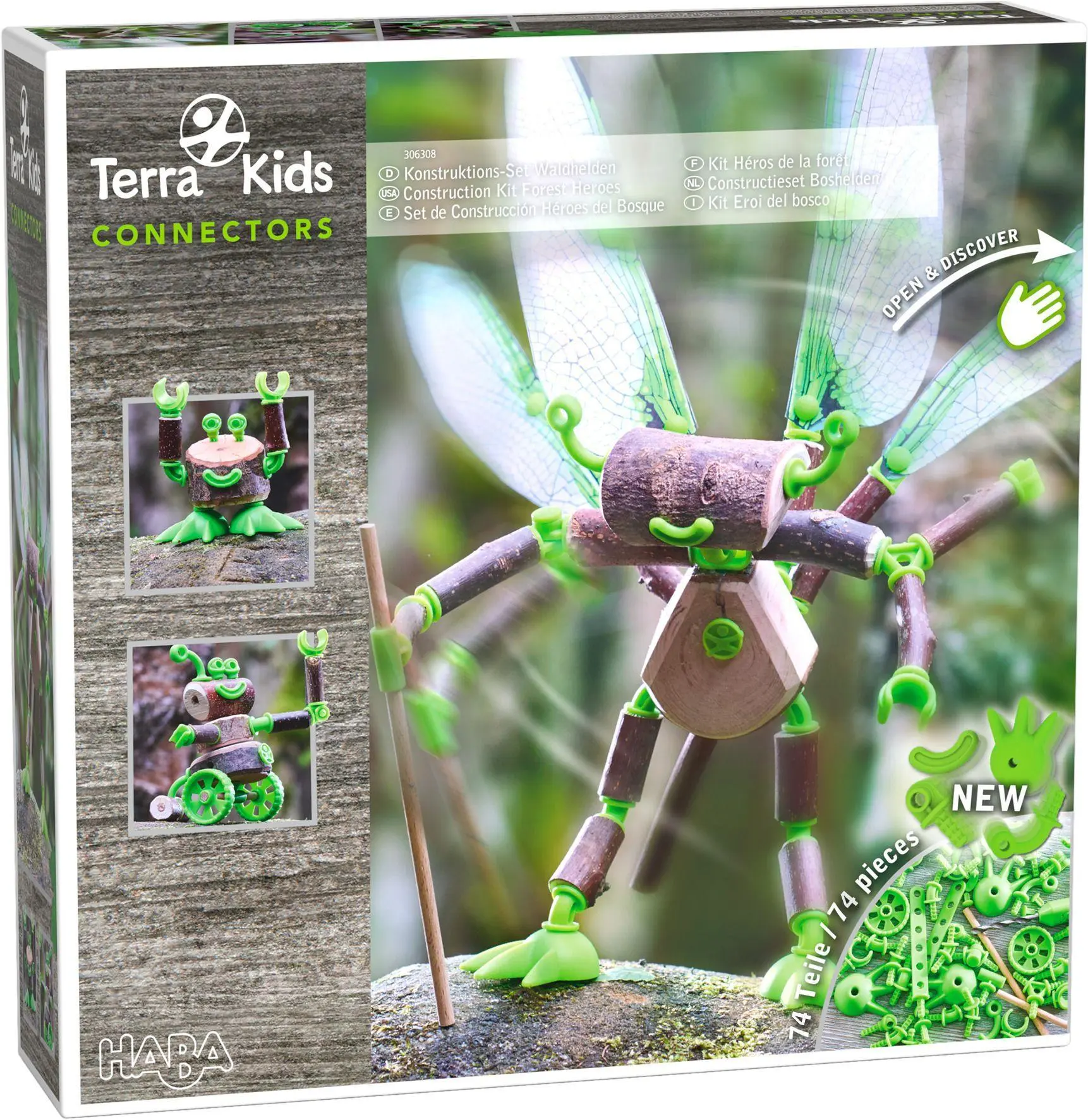 Cover: 4010168258096 | Terra Kids Connectors - Konstruktions-Set Waldhelden | Matthias Böck