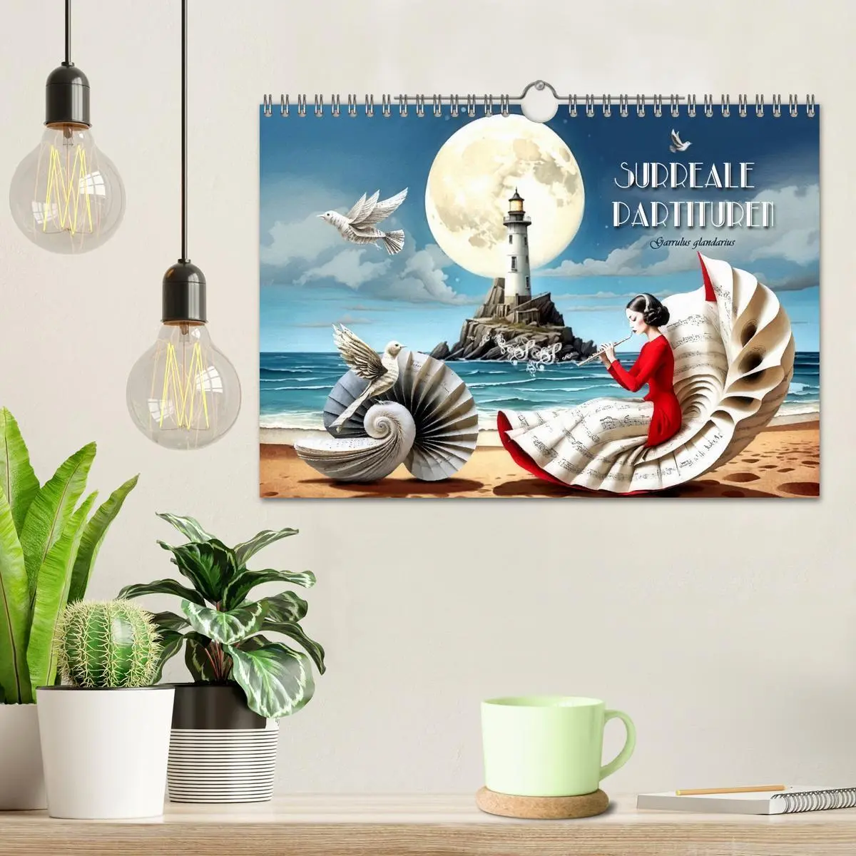 Bild: 9783457318096 | Surreale Partituren (Wandkalender 2026 DIN A4 quer), CALVENDO...