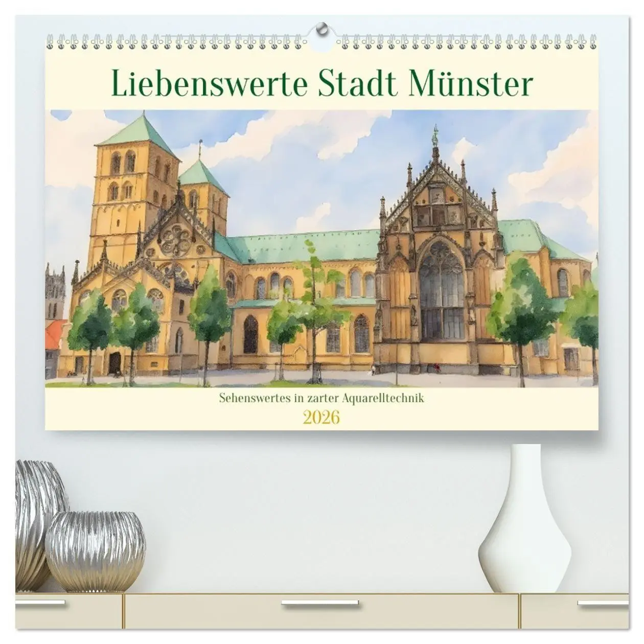 Cover: 9783516718096 | Liebenswerte Stadt Münster (hochwertiger Premium Wandkalender 2026...